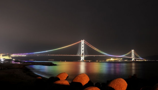 Akashi Kaikyō Bridge – Jembatan Gantung Terpanjang di Dunia